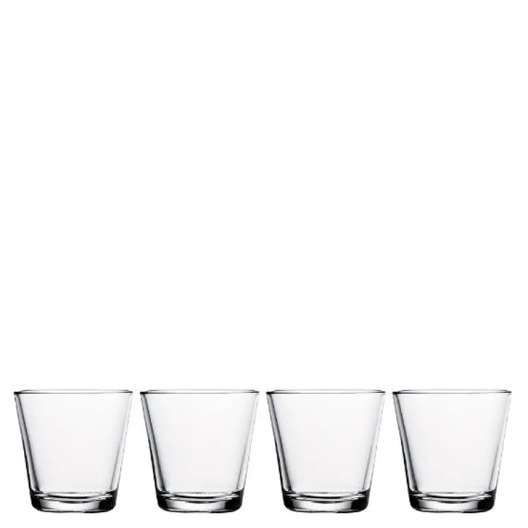 Kartio glass 21 cl 4 stk klar