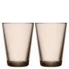 Kartio glass 40 cl 2 stk lin