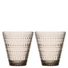 Kastehelmi glass 30 cl 2 stk lin