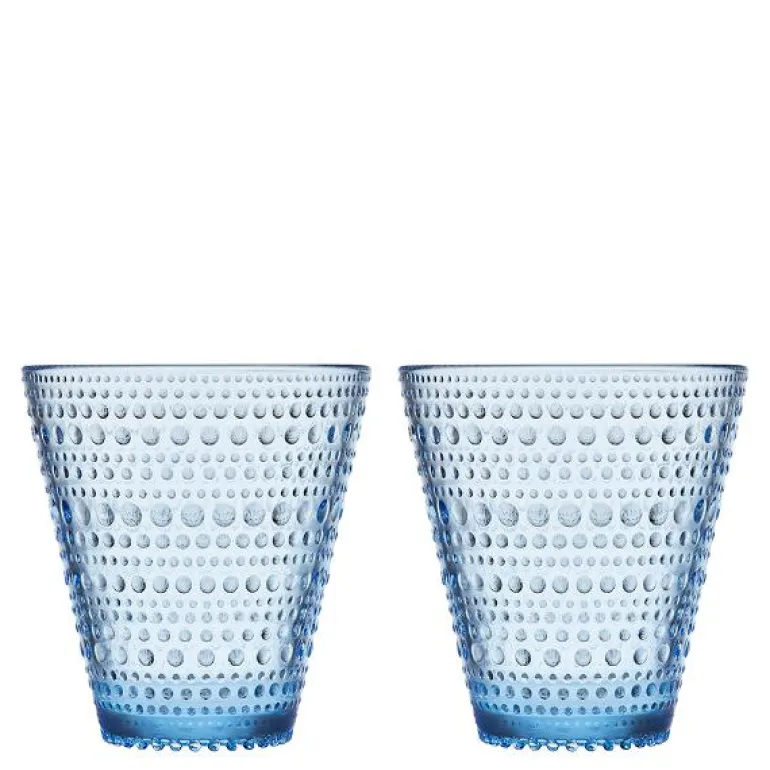 Kastehelmi glass 30 cl 2 stk aqua