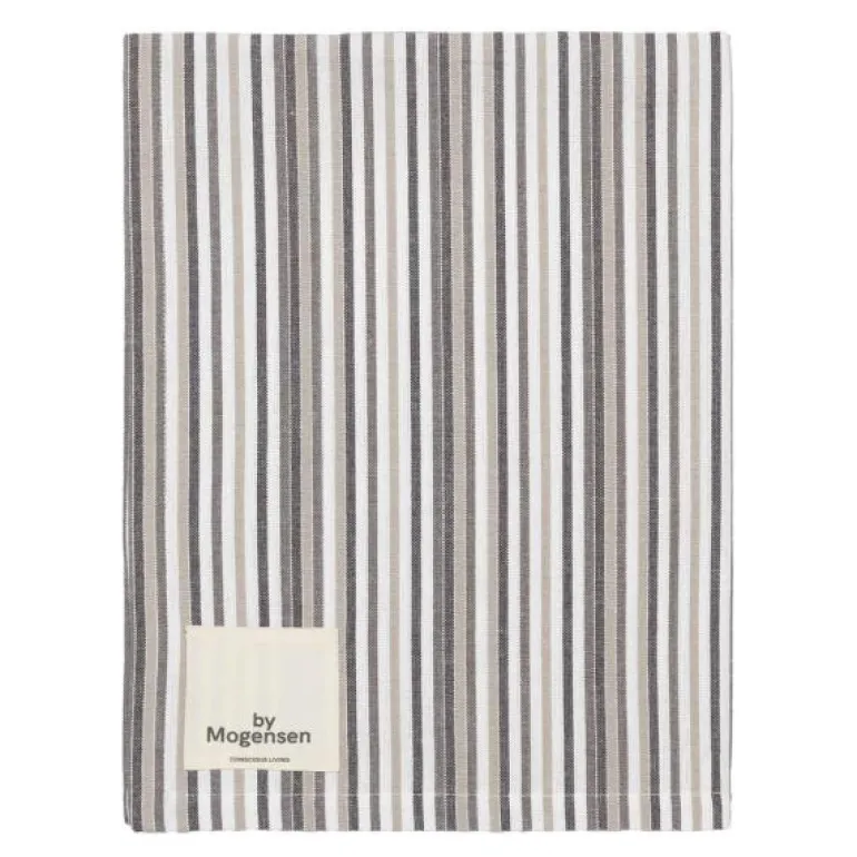 Kjøkkenhåndkle 56x72 small stripes hvit