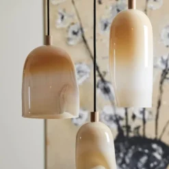 Klem lampe liten 18 cm pearl