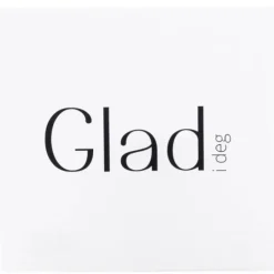 Kort 8x8 cm glad i deg