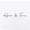 Kort 8x8 cm Herr & Fru