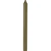 Kronelys 28 cm mørk oliven