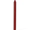 Kronelys 28 cm rød