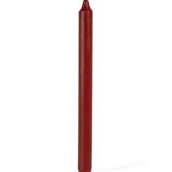 Kronelys 28 cm rød