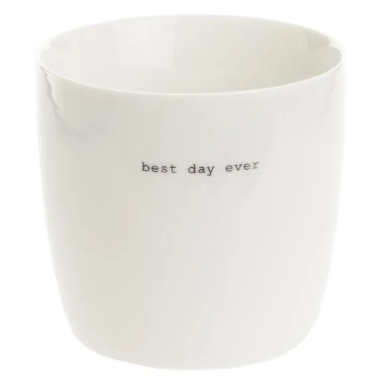 Krus best day ever 30 cl hvit
