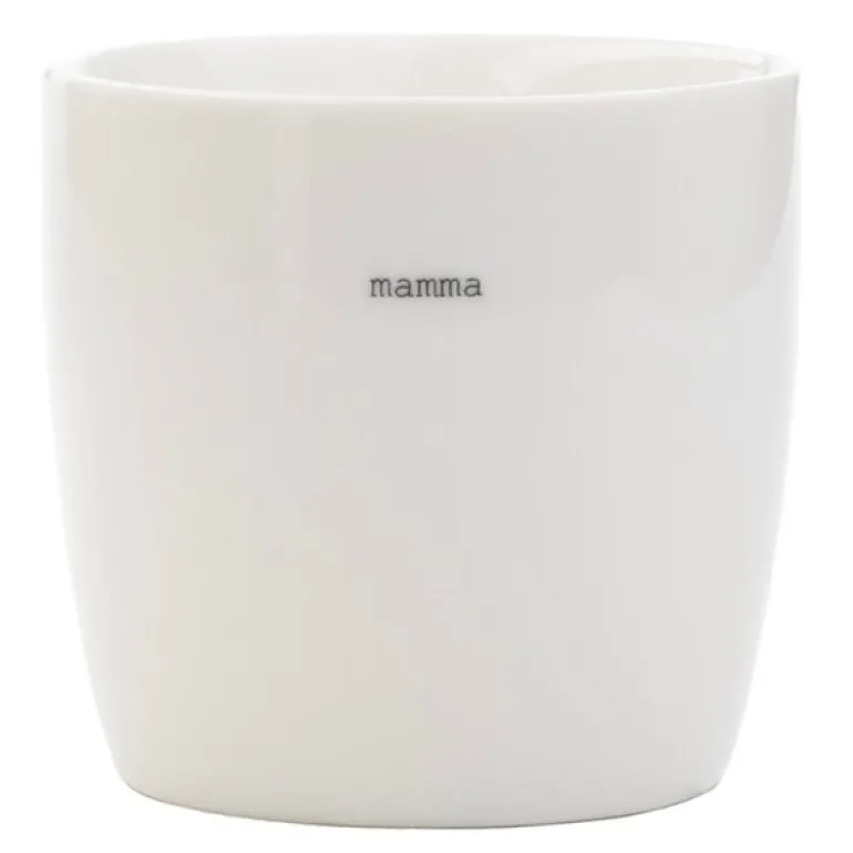 Krus mamma 30 cl hvit