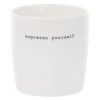 Krus mini espresso yourself 10 cl hvit