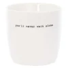 Krus you`ll never walk alone 30 cl hvit