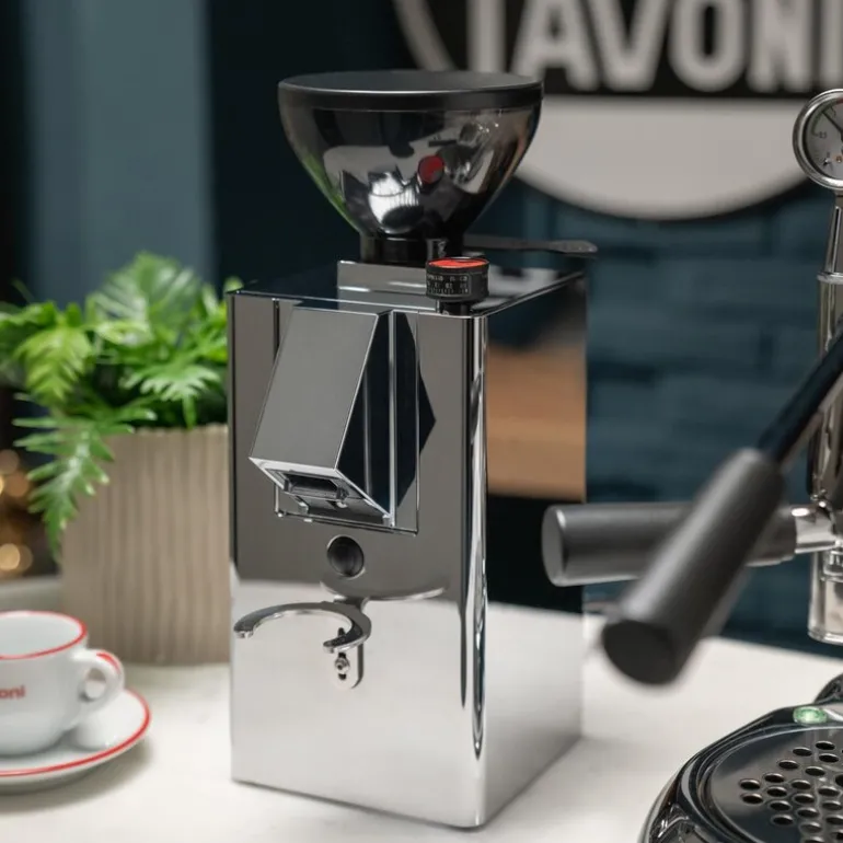 Kube mill kaffekvern 150g cromo polert stål