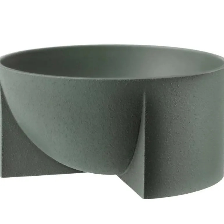 Kuru keramisk skål 24x12 cm mosegrønn