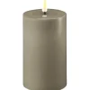 LED kubbelys 7,5×12,5 cm sand