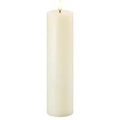 LED kubbelys 22x5,8 cm ivory