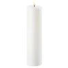 LED kubbelys 22x5,8 cm nordic white