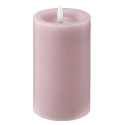 LED kubbelys 7,5x12,5 cm pastel rose