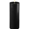 LED kubbelys 7,5x20 cm svart