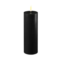 LED kubbelys 5x15 cm svart