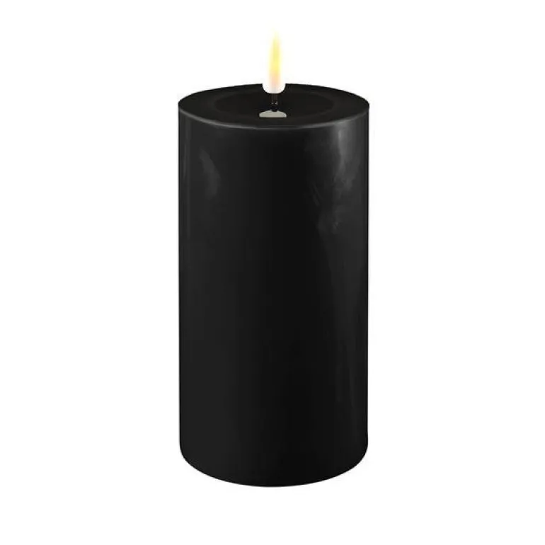 LED kubbelys 7,5x15 cm svart