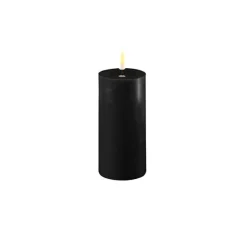 LED kubbelys 5x10 cm svart