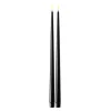LED shiny dinner 2,2x28 cm 2 stk svart
