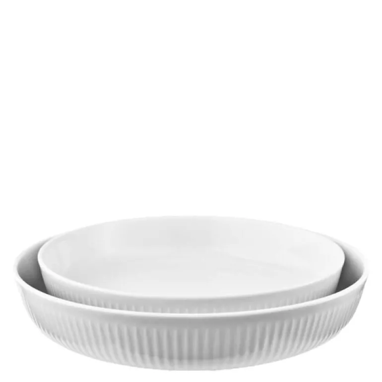 Legio Nova salatskål 2 stk 1,4+2,5L hvit