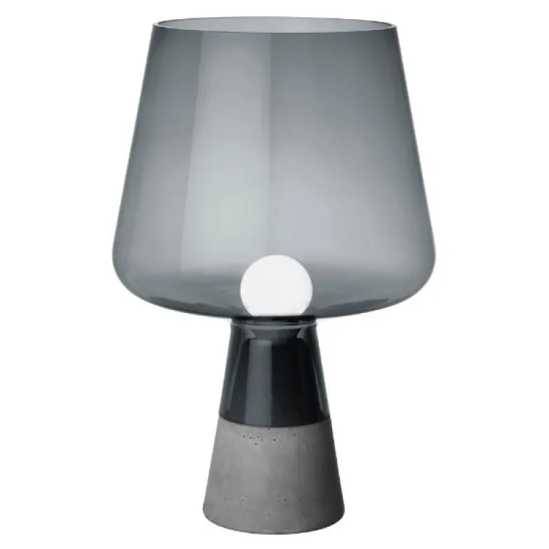 Leimu lampe l 38x25 cm grå