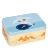 Lille kanin matboks 6x10x14 cm blå