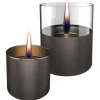 Lilly lykt 2 stk gun metal