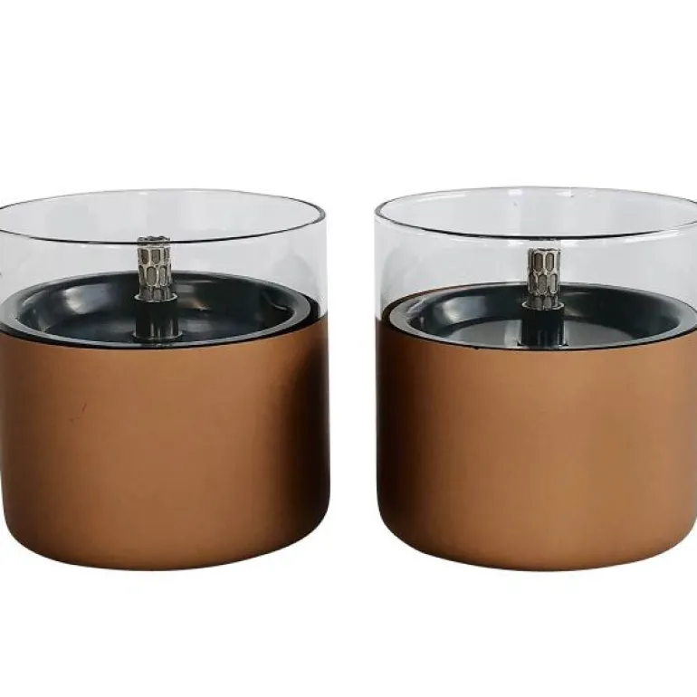 Lilly lys 8 2 stk 0,15L kobber