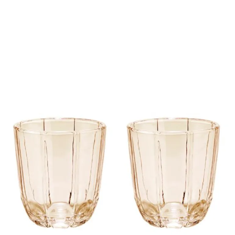 Lily vannglass 32 cl 2 stk toffee rose