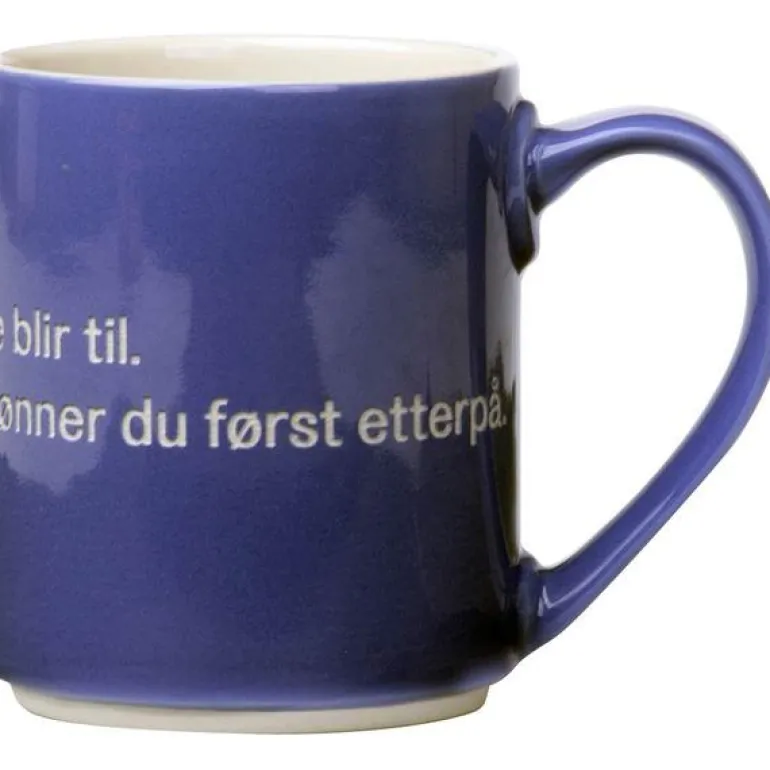 Lindgren krus "pell finner du ikke på" 35 cl blå