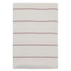 Line duk 140x220 cm offwhite/red