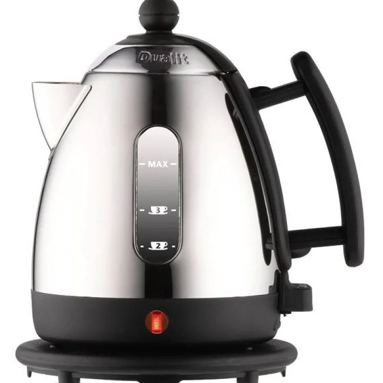 Lite vannkoker mini 1L svart/sølv