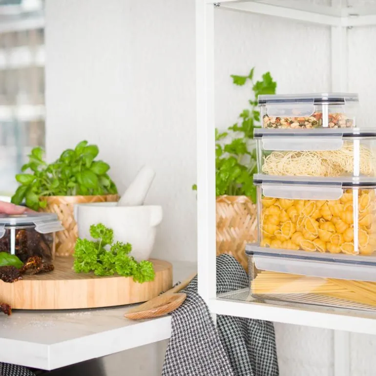 Locknlock oppbevaring 5 stk klar