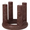 Lucille dekorlys 20 cm madder brown