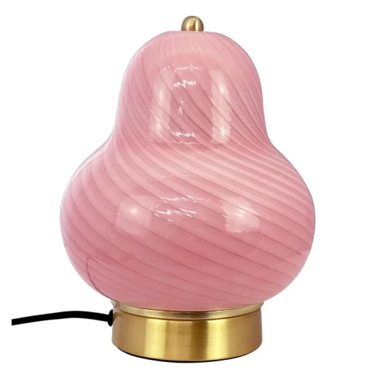 Lucy bordlampe 21,5 cm lyserød