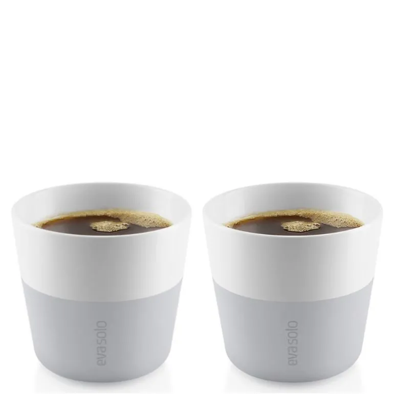 Lungo krus 23 cl 2 stk marmor grå