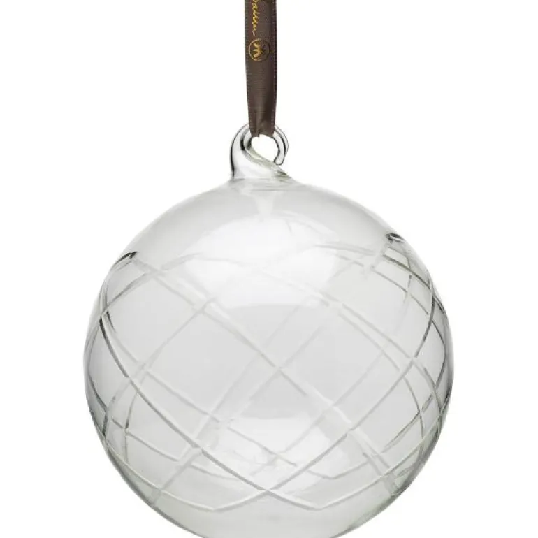 Lux dekorkule 12 cm klar