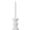 Lyngby Tura lysestake 14 cm hvit