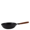 Mandala wok 24 cm svart