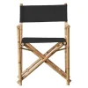 Mandisa stol 58x44x88 cm bambus/svart