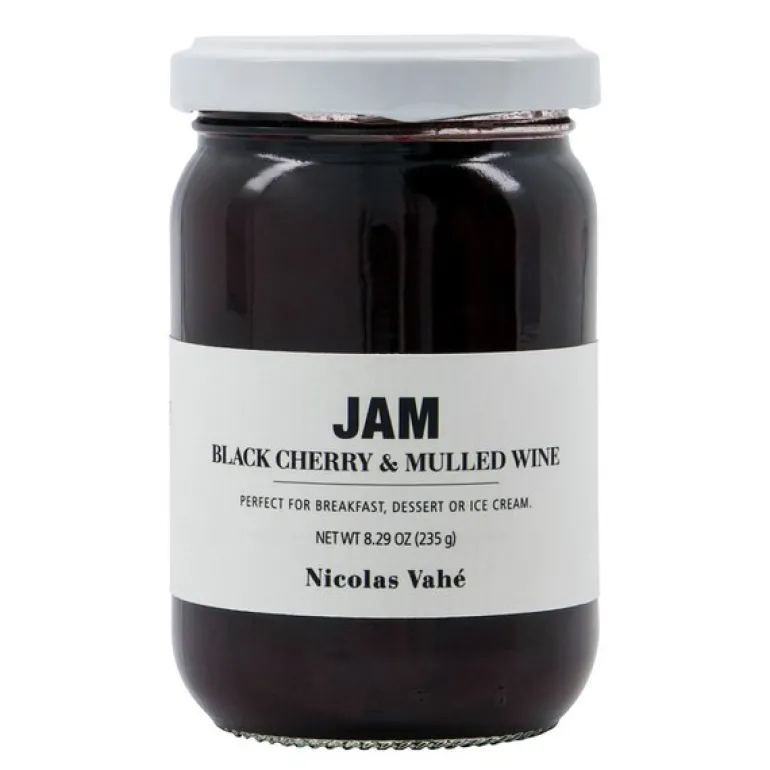 Marmelade svarte kirsebær & gløgg 235g