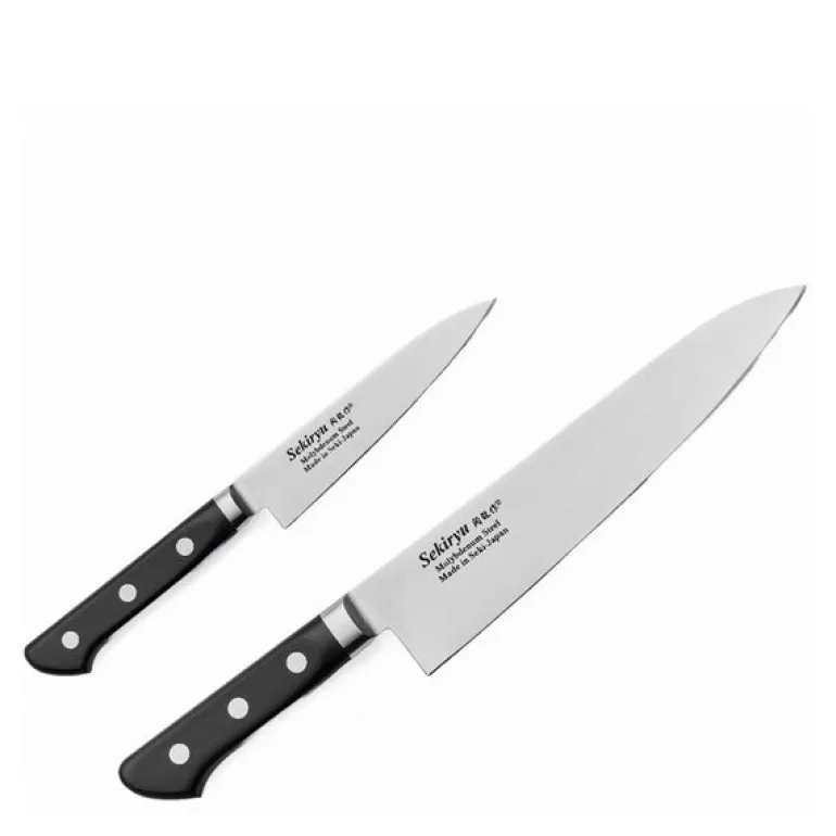 Master knivsett 2 deler svart