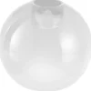 Milano lysestake rund 7x8 cm klar