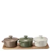 Minigryte serveringssett 0,25L 3 stk natur/multi