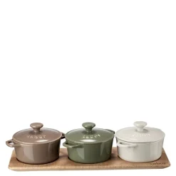 Minigryte serveringssett 0,25L 3 stk natur/multi