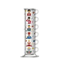 Moka Express CC 2024 espressokopper i stativ 6,5 cl 6 stk multi