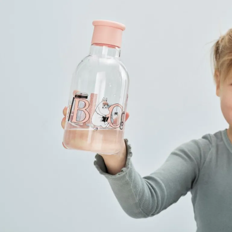 Moomin ABC DRINK-IT vannflaske 0,5L salmon